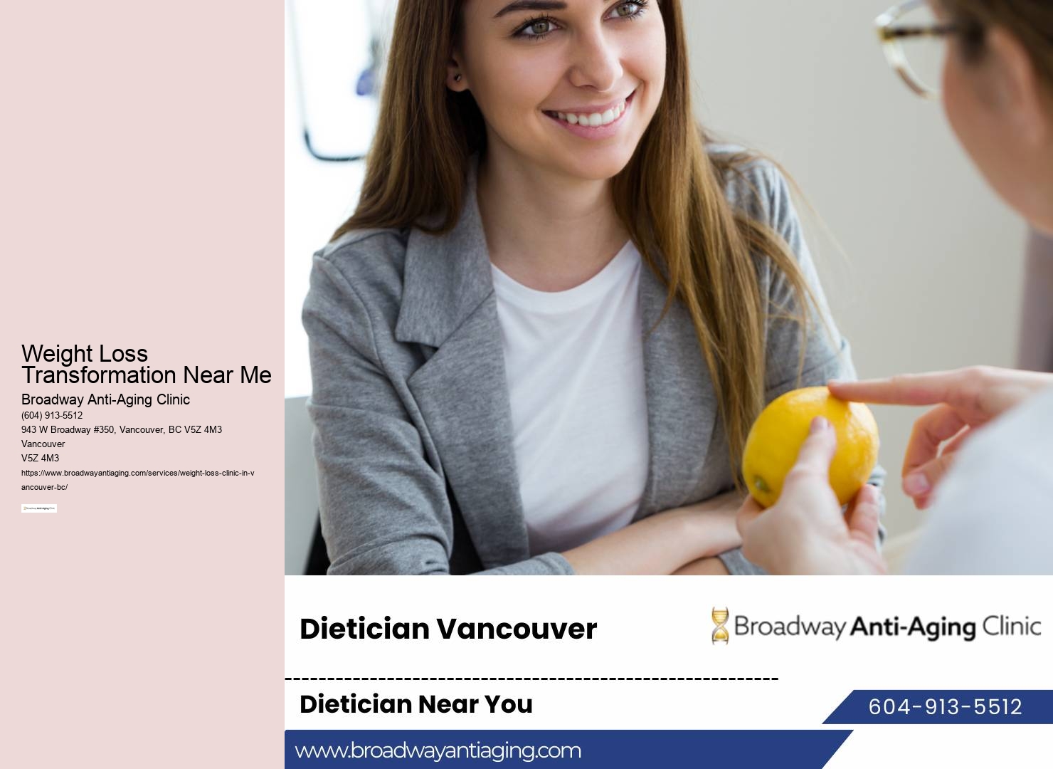 Vancouver Weight Loss Meal Plans