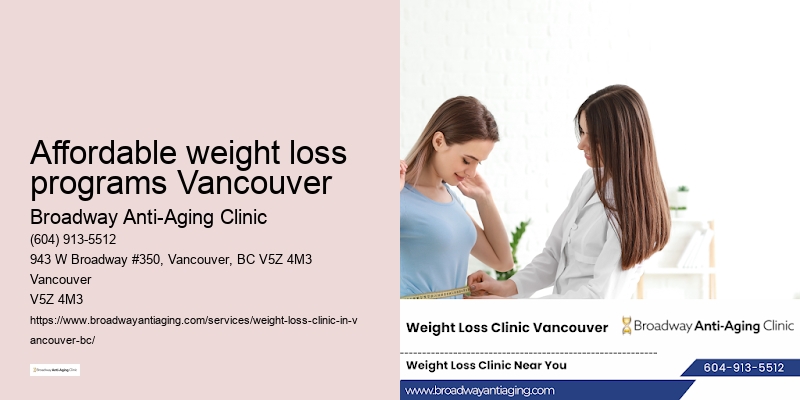 Affordable weight loss programs Vancouver BC nutritionist for weight loss