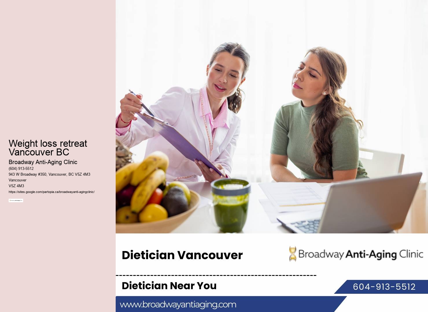 Weight loss retreat Vancouver BC BC Weight Loss Nutritionist