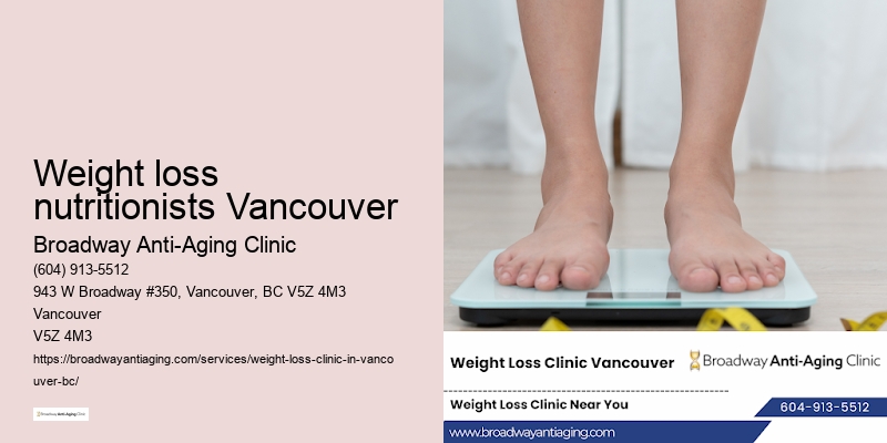 Long-term weight loss Weight loss nutritionists Vancouver
