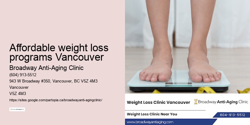 Nutritionist Affordable weight loss programs Vancouver weight loss