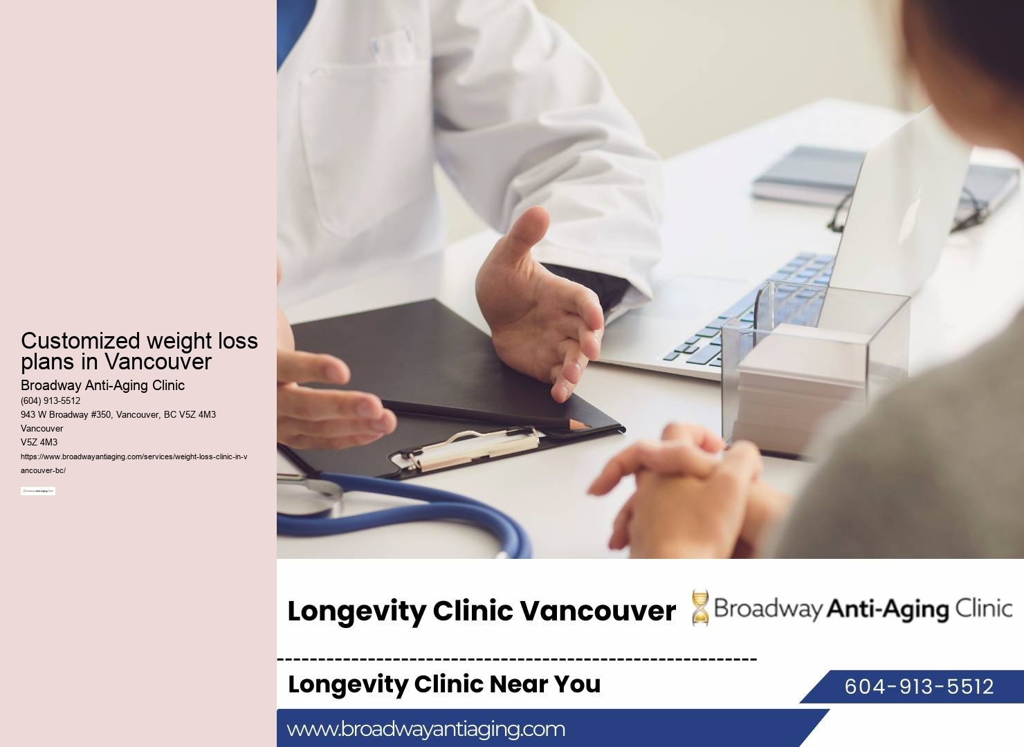 Customized weight loss programs in Vancouver