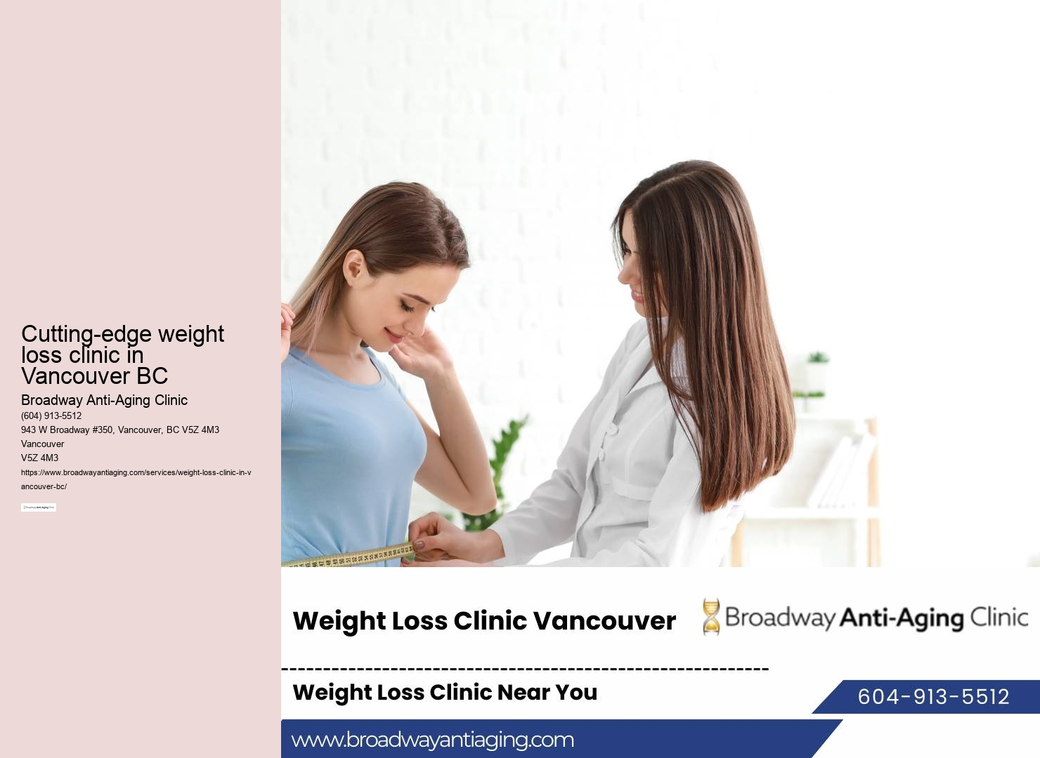 Personalized weight loss programs Vancouver