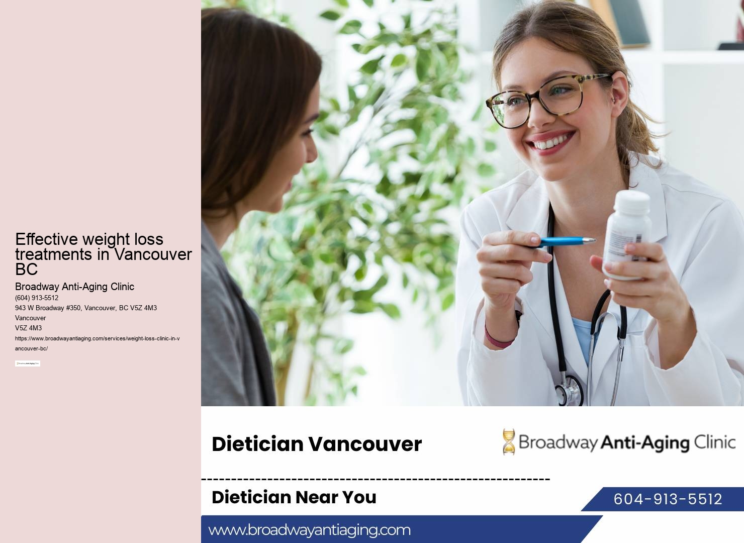 Professional weight loss guidance in Vancouver