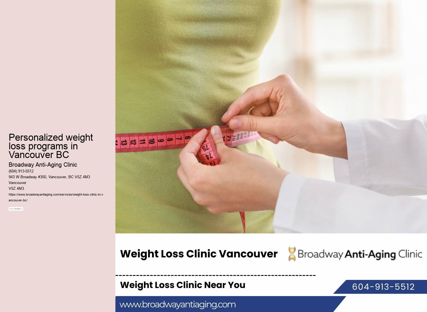 Vancouver's top-tier weight control clinic
