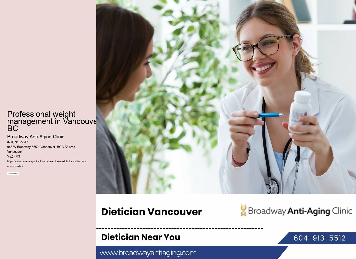 Personalized weight loss programs Vancouver BC