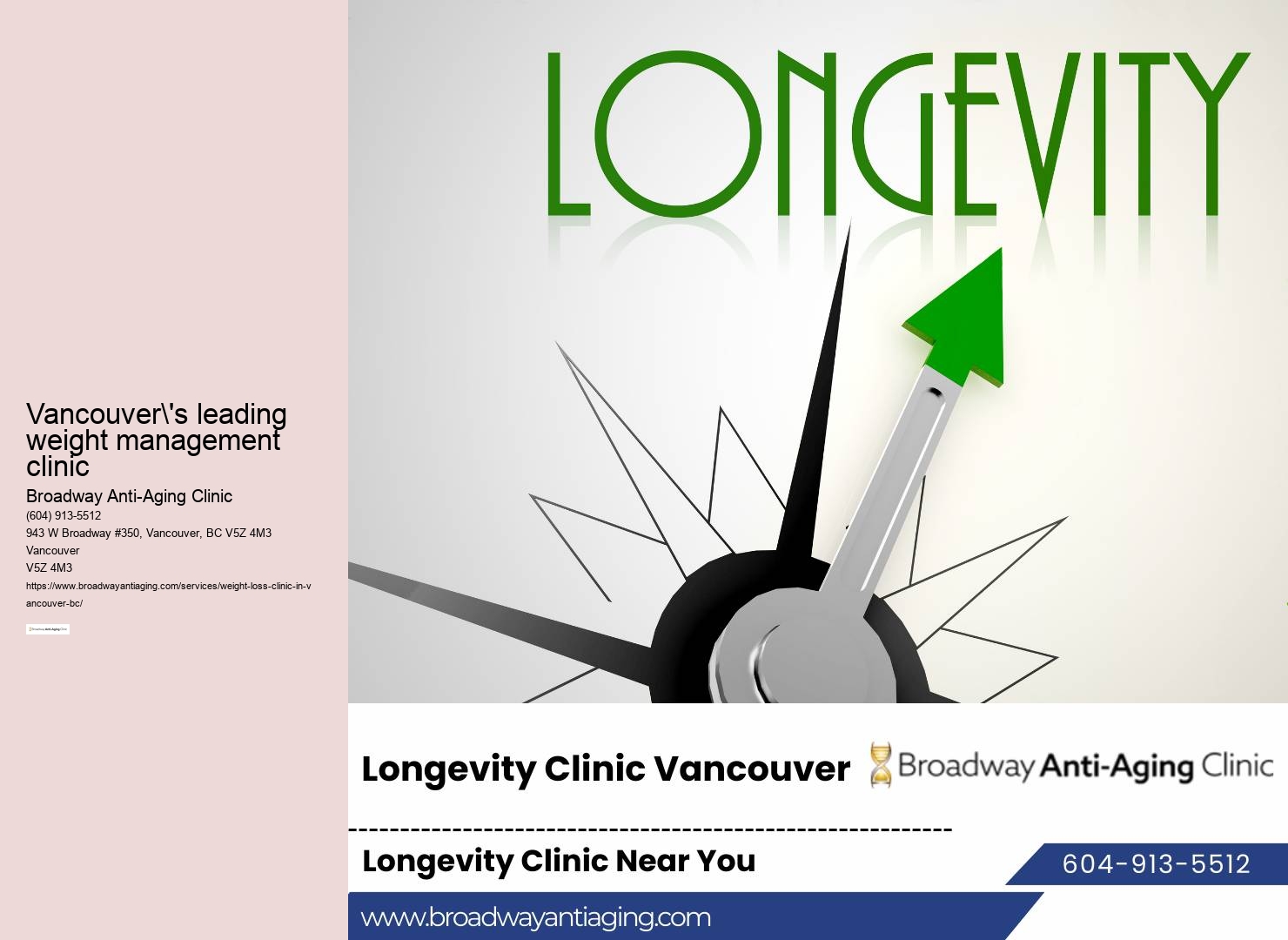 Professional weight management in Vancouver