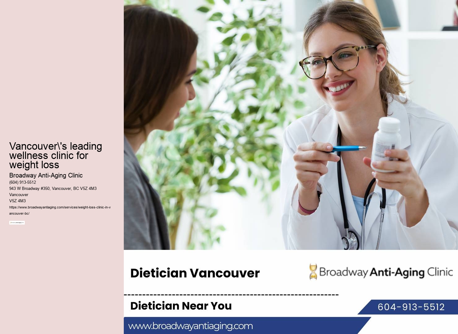 Vancouver BC weight loss center