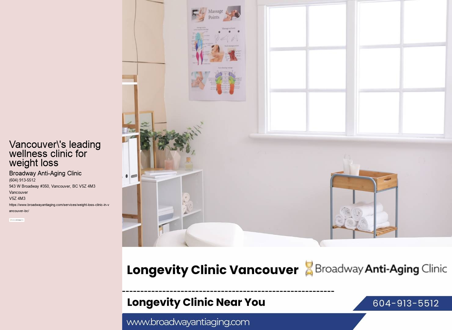 Vancouver BC comprehensive weight loss center