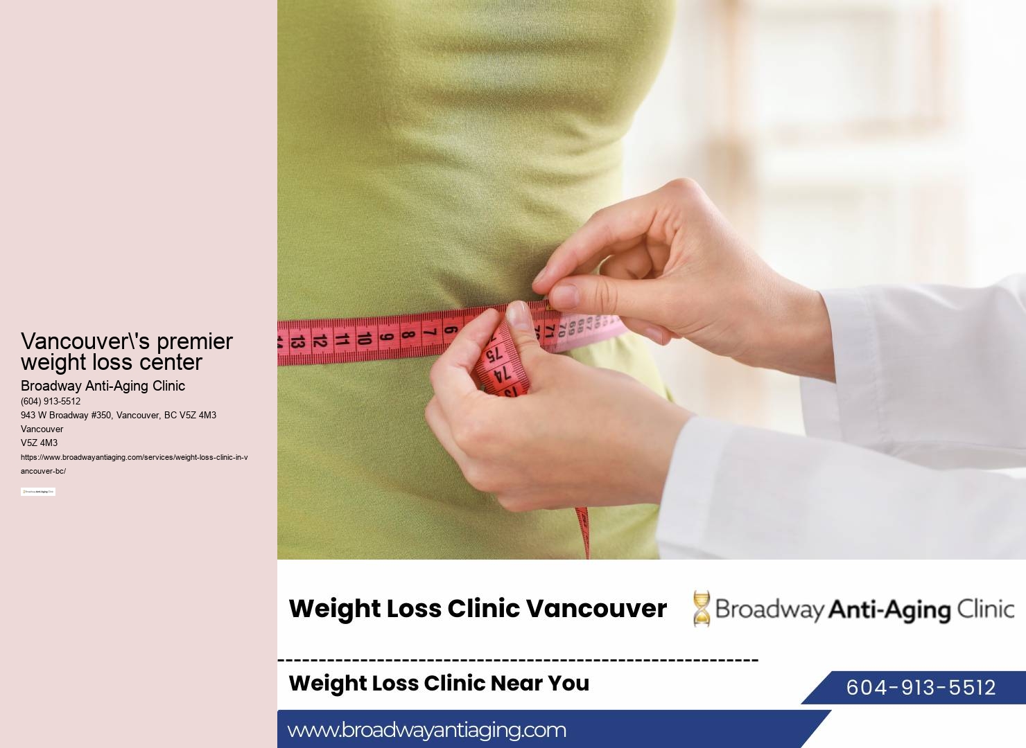 Vancouver fat burning specialists