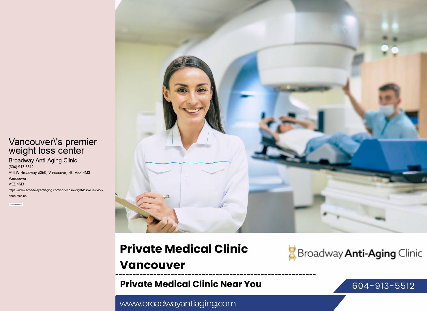Vancouver BC obesity treatment center