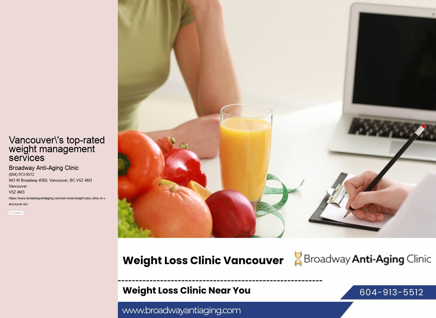 Vancouver's trusted weight management clinic