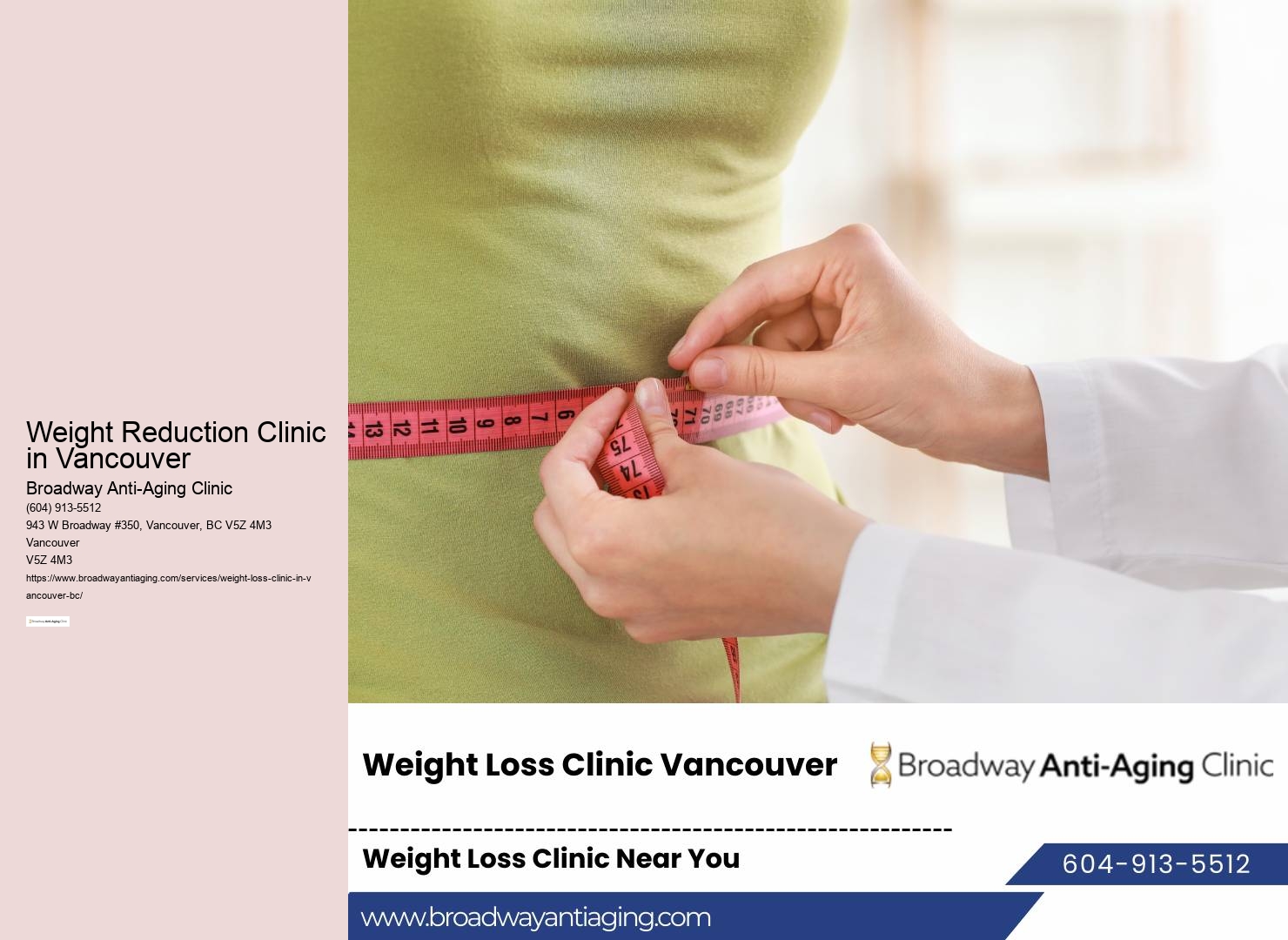 Vancouver's trusted weight reduction clinic