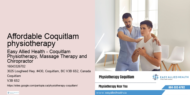 Personalized physiotherapy programs Affordable Coquitlam physiotherapy