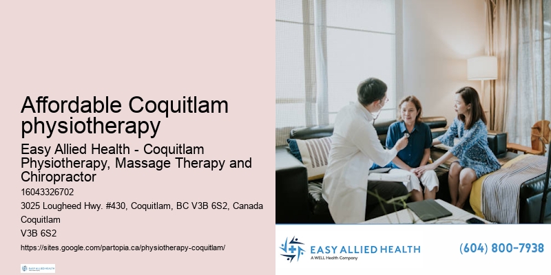 Personalized injury recovery plans Affordable Coquitlam physiotherapy