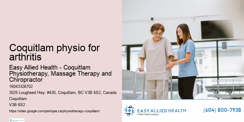 Premium Coquitlam physio for arthritis physiotherapy services