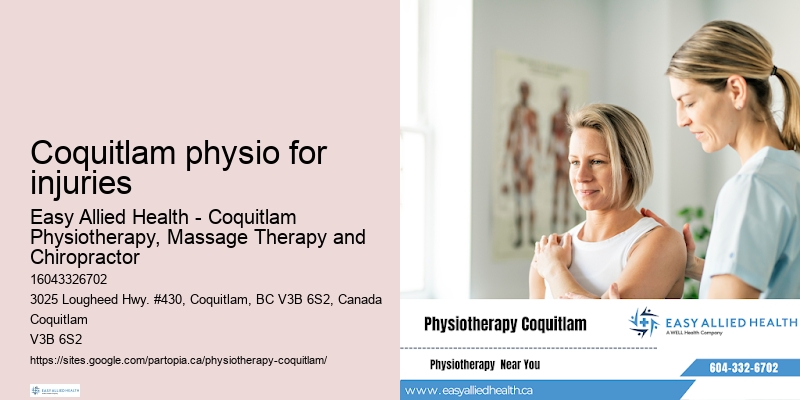 Experienced physiotherapists Coquitlam physio for injuries