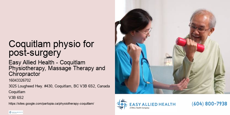 Sports physiotherapist Coquitlam physio for post-surgery