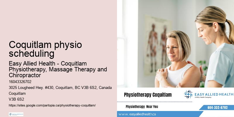Coquitlam physio scheduling physiotherapy for balance issues