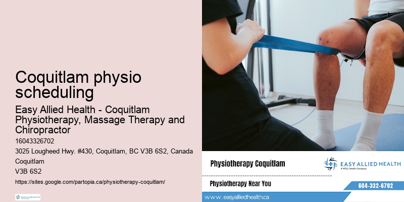 Coquitlam physio scheduling physiotherapy for whiplash injuries