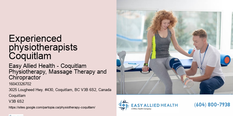 Experienced physiotherapists Coquitlam pain management therapy