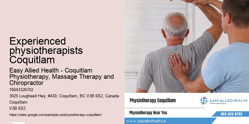 Experienced physiotherapists Coquitlam physio consultation