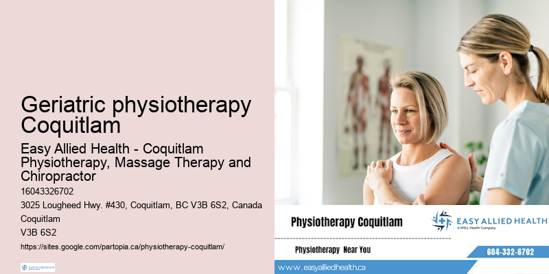 State-of-the-art physiotherapy facility Geriatric physiotherapy Coquitlam