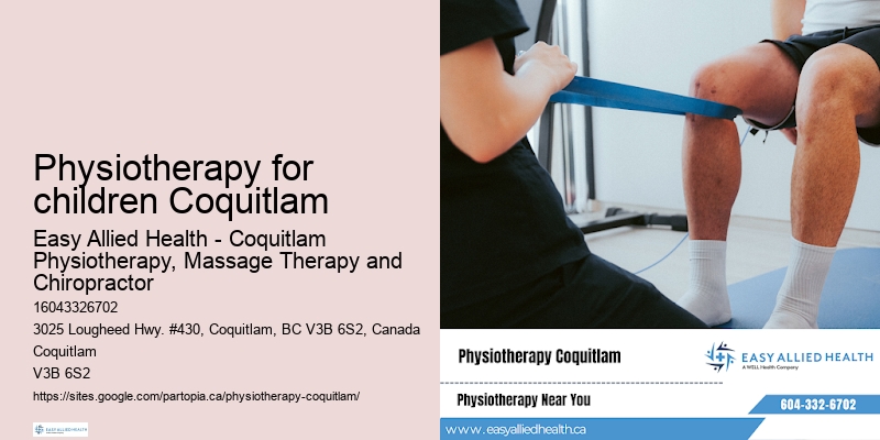 Experienced Physiotherapy for children Coquitlam physiotherapists