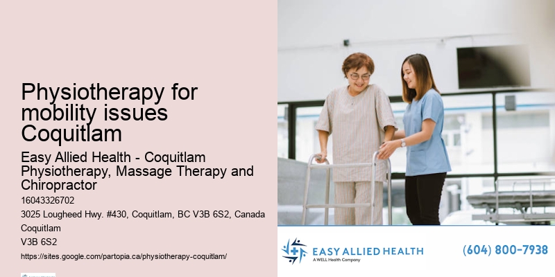 Physiotherapy for mobility issues Coquitlam physiotherapy for sensory processing issues