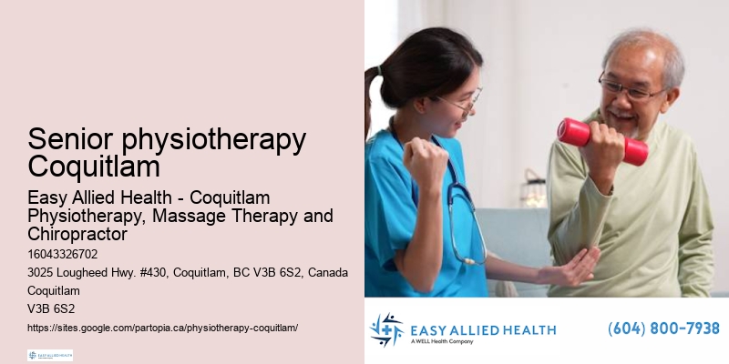 Senior physiotherapy Coquitlam TMJ physiotherapy