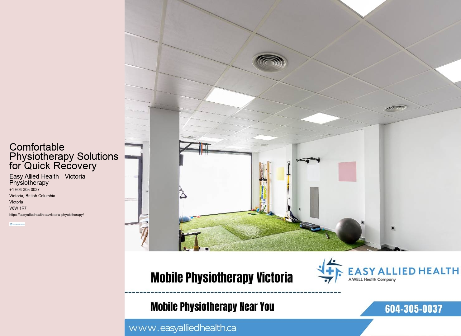 Home-based Physiotherapy Victoria: Comfortable Care in Your Own Space