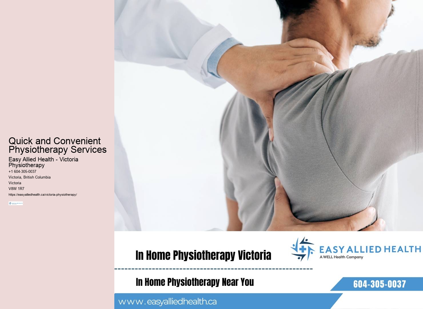 Quick and Convenient Physiotherapy Services