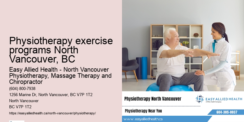 Physiotherapy exercise programs North Vancouver, BC