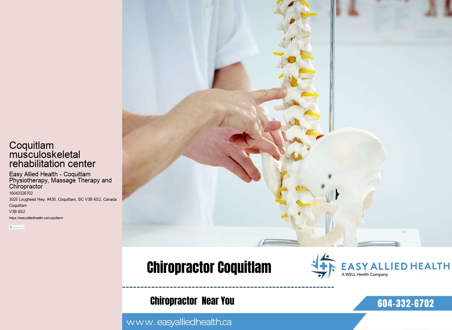 Coquitlam exercise therapy programs