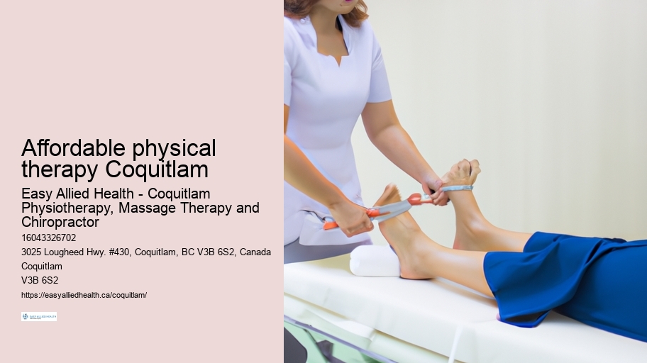 Affordable physical therapy Coquitlam