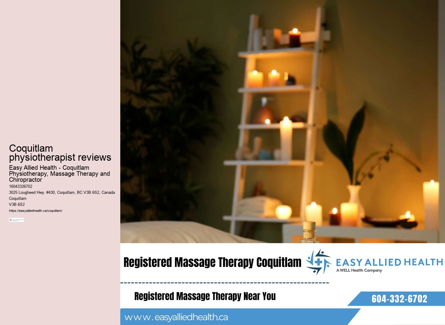 Coquitlam physiotherapy for spondylolisthesis