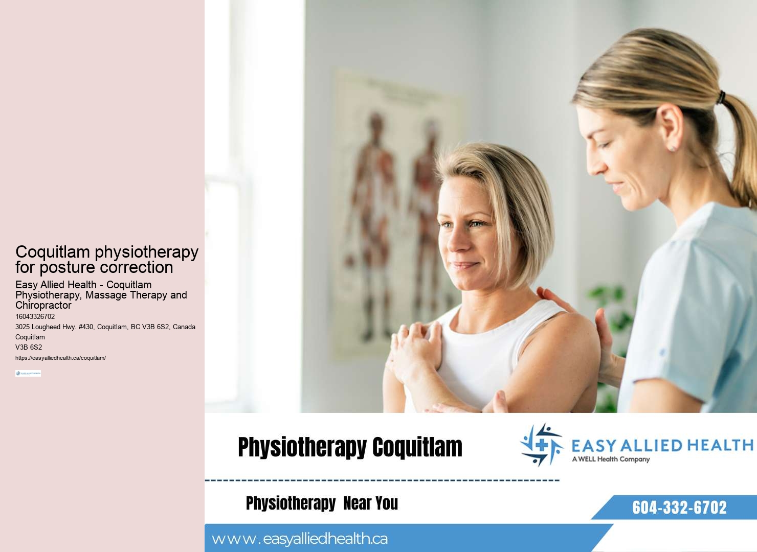 Coquitlam physiotherapy for TMJ disorders