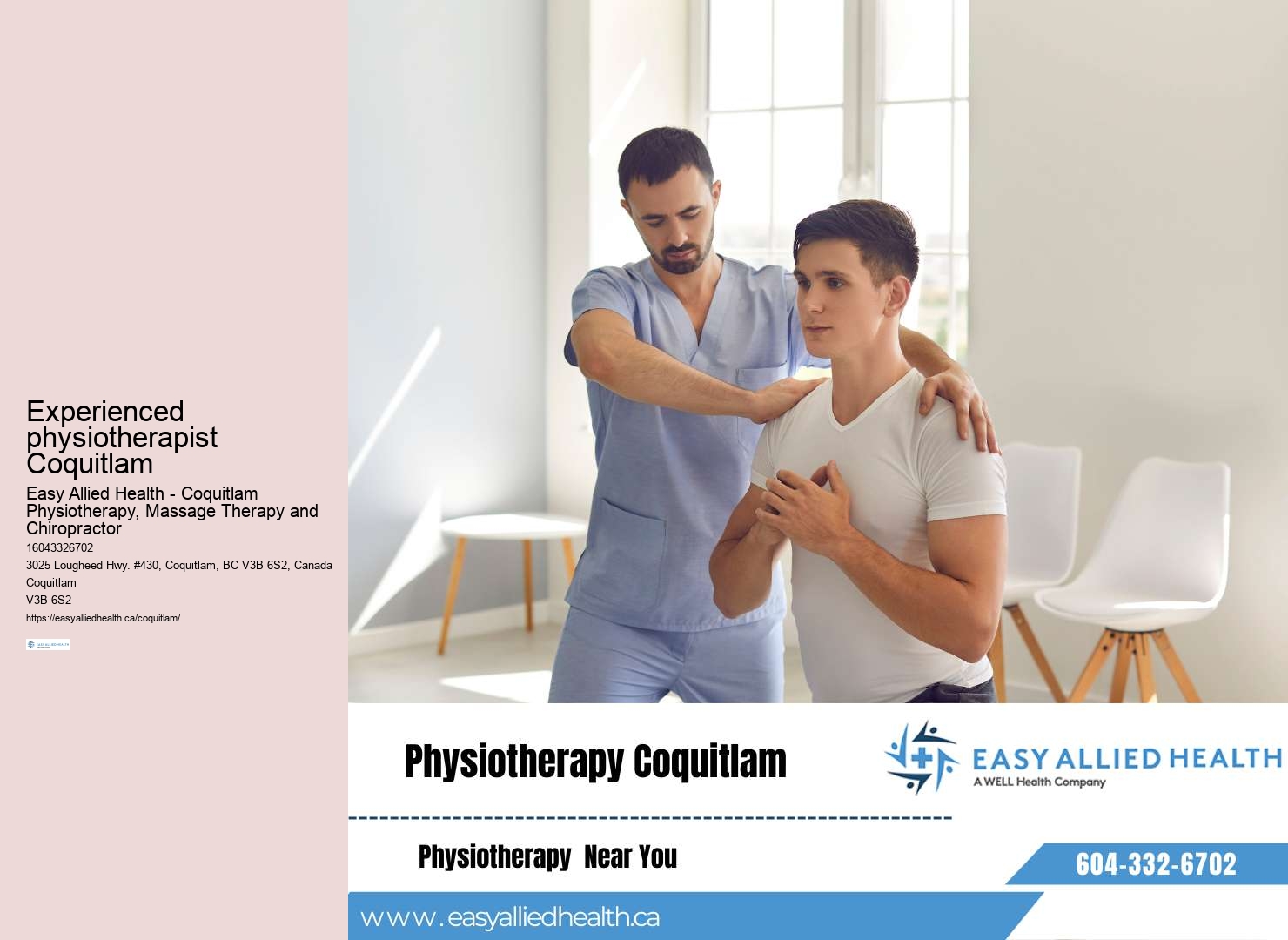 Coquitlam physiotherapy for home exercise programs