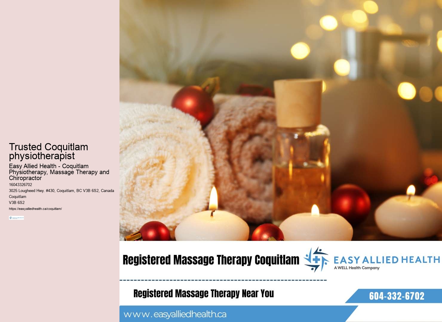 Coquitlam physiotherapy for neuromuscular re-education