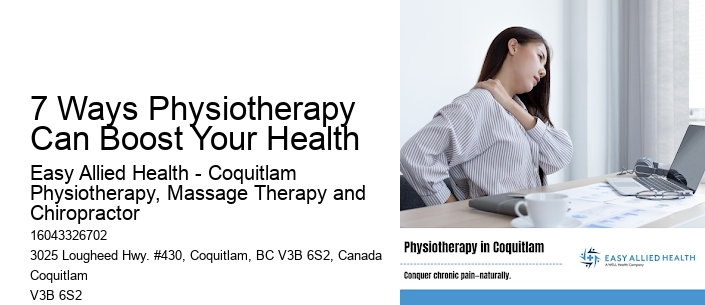 7 Ways Physiotherapy Can Boost Your Health