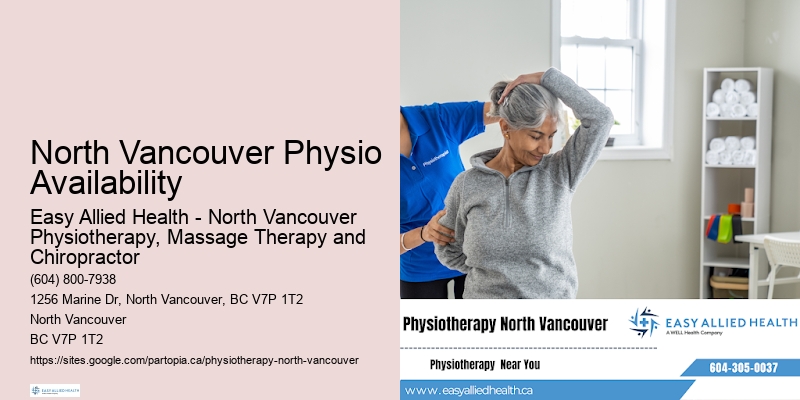 Sports physio North Vancouver Physio Availability