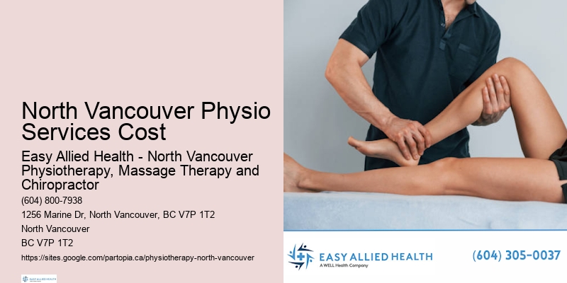 Home-based physio sessions North Vancouver Physio Services Cost