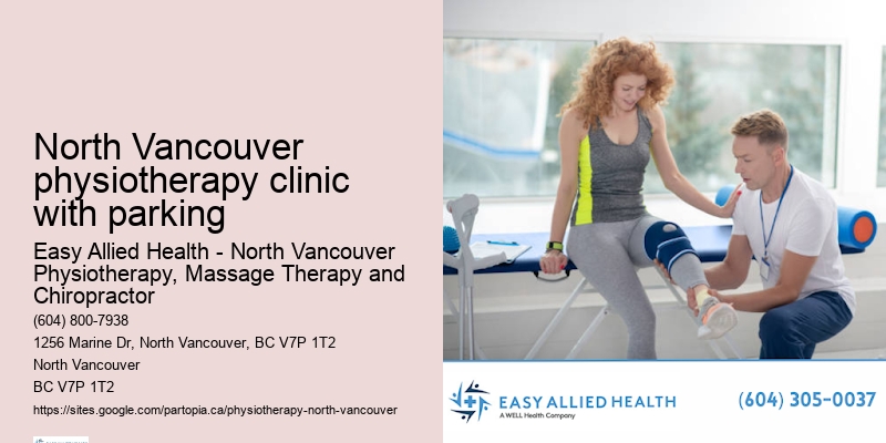 Kinesio Taping North Vancouver physiotherapy clinic with parking