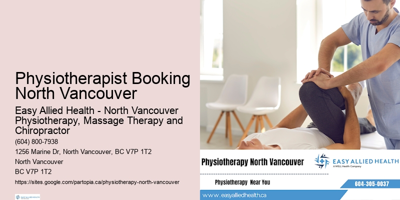 Specialized manual therapy sessions Physiotherapist Booking North Vancouver