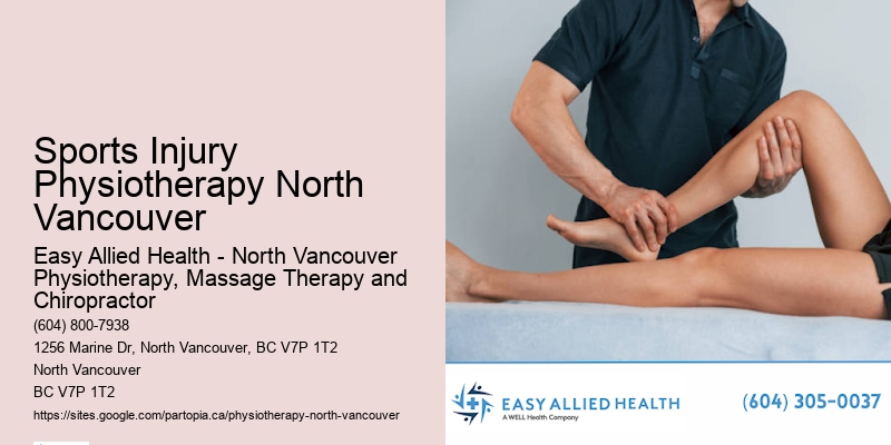 Sports Injury Physiotherapy North Vancouver physiotherapy clinic with parking