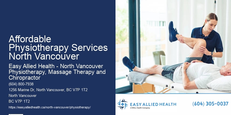 Comprehensive Physiotherapy Affordable Physiotherapy Services North Vancouver