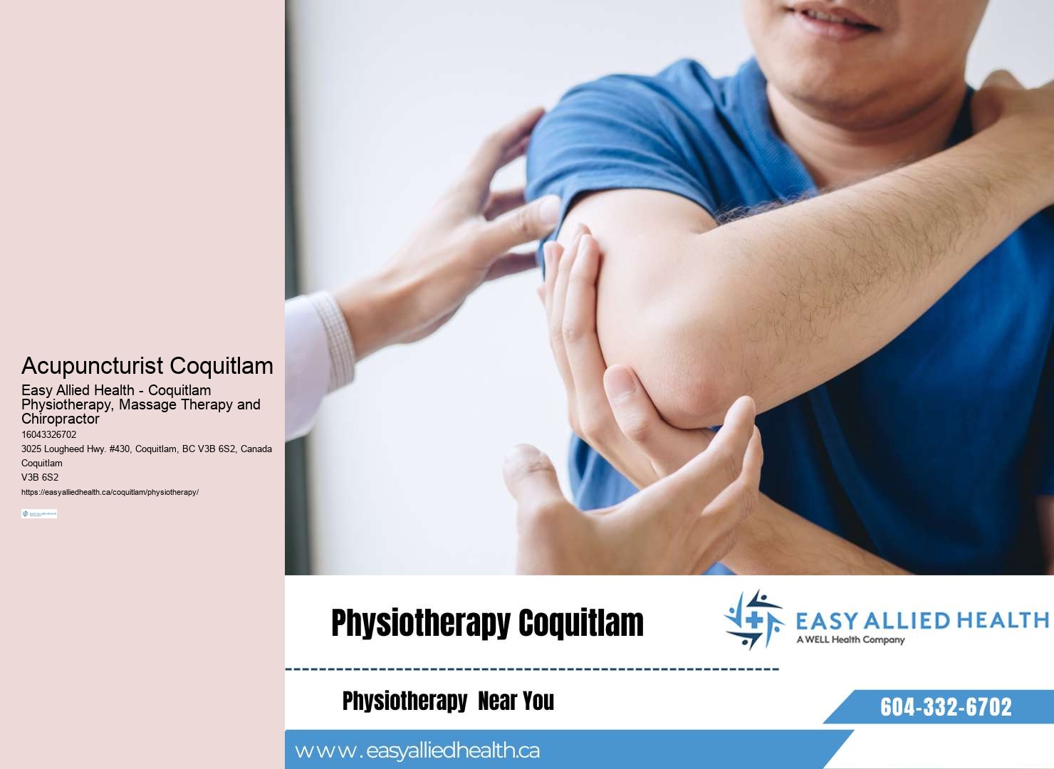 Coquitlam Physiotherapy practitioners