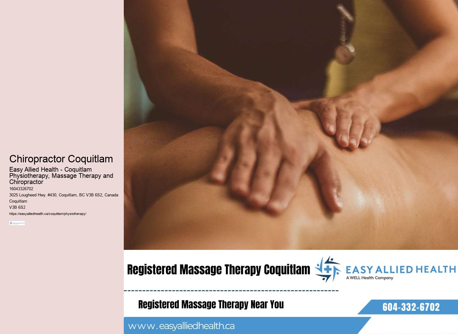 Coquitlam physiotherapy specialists