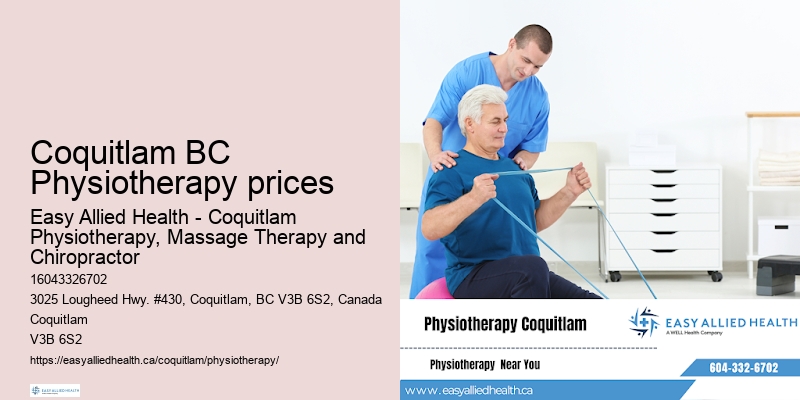 Coquitlam BC Physiotherapy prices
