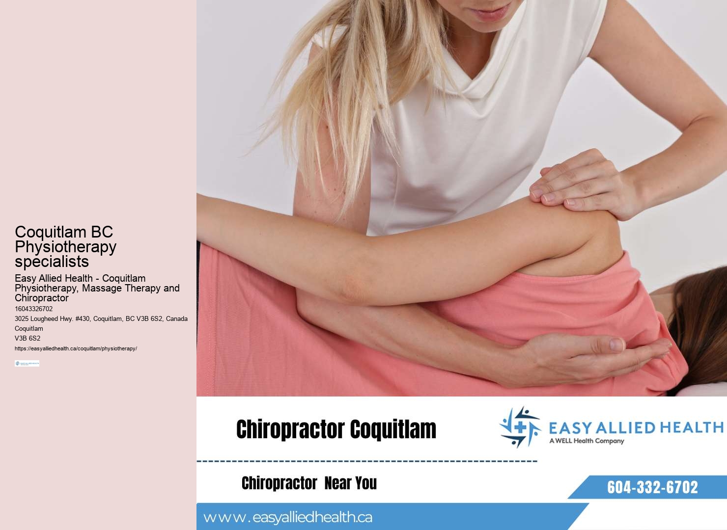 Coquitlam Work Injury Rehab
